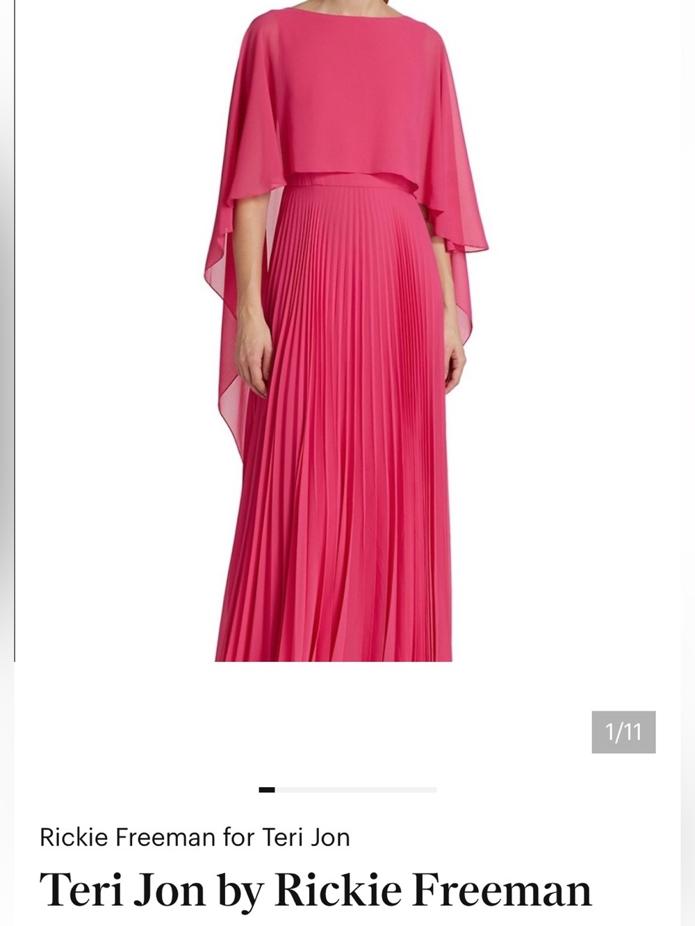 NWT Rickie Freeman for Teri Jon dress Sz 16 - Picture 5 of 6